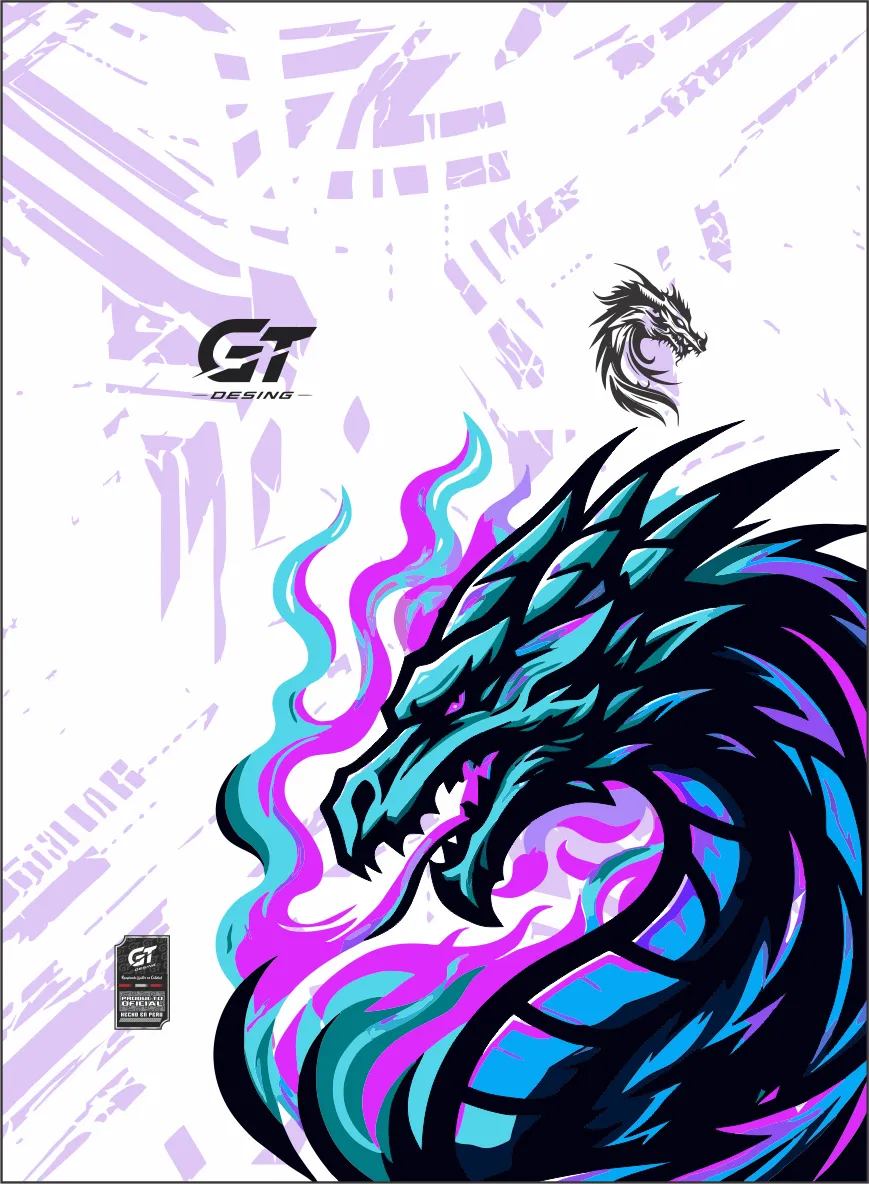 PATTERN DRAGON MORADO